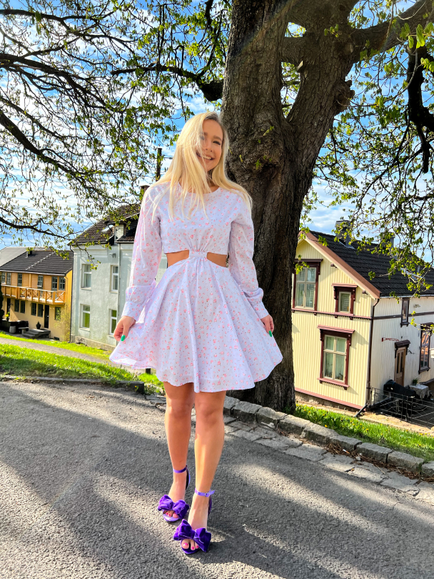 Lala Dress - Blue Rose  - Image 6