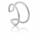 Silver Modern Ear Cuff