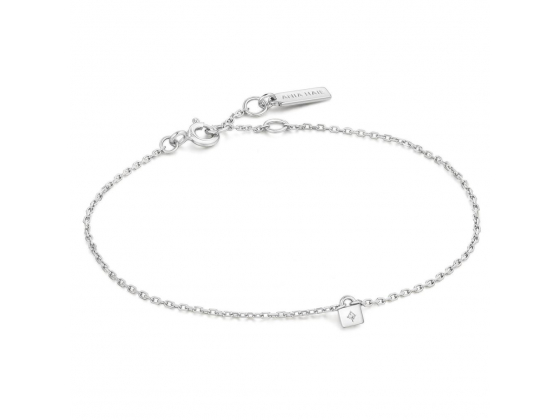 Silver Padlock Bracelet