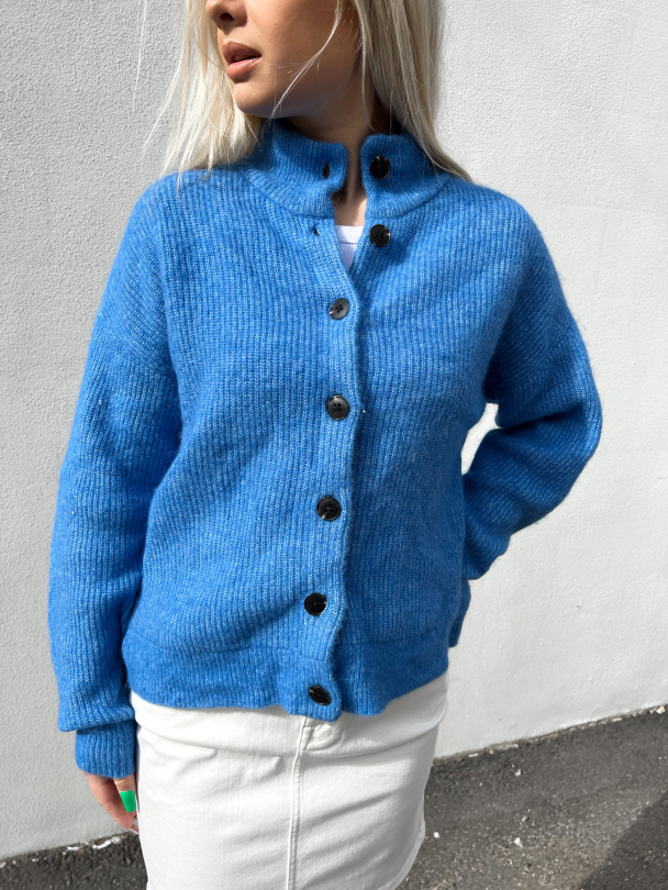 Sif Khloe Knit Short Cardigan - Campanula - Image 1