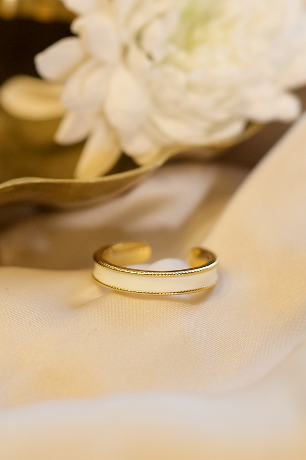 Celestina ring - creme