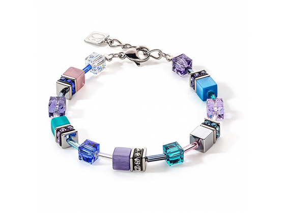 GEOCUBE Bracelet Iconic Turquoise & Purple
