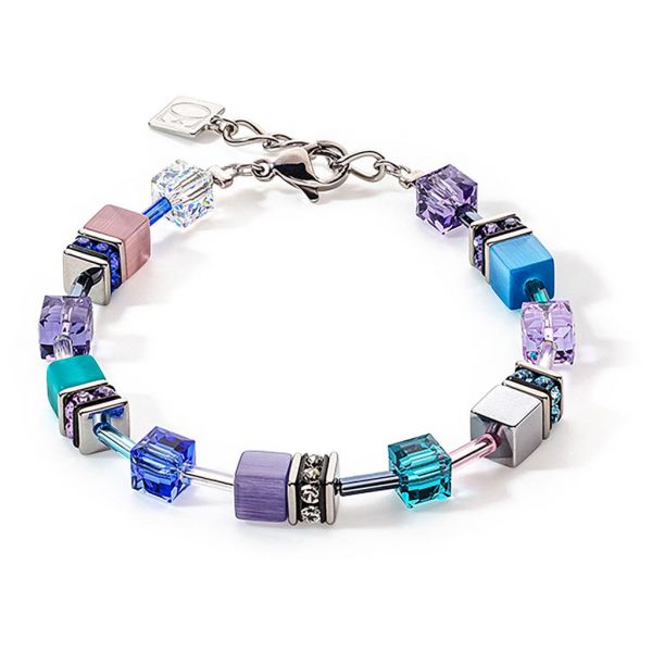 GEOCUBE Bracelet Iconic Turquoise & Purple