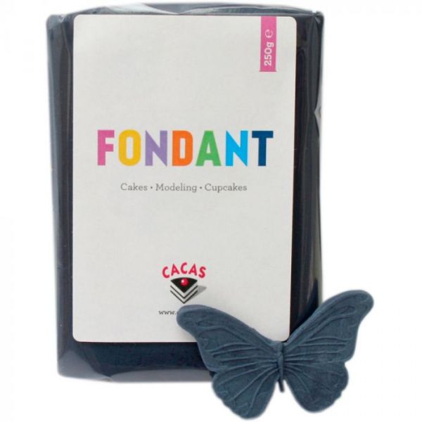 Fondant,  marineblå, 250 g