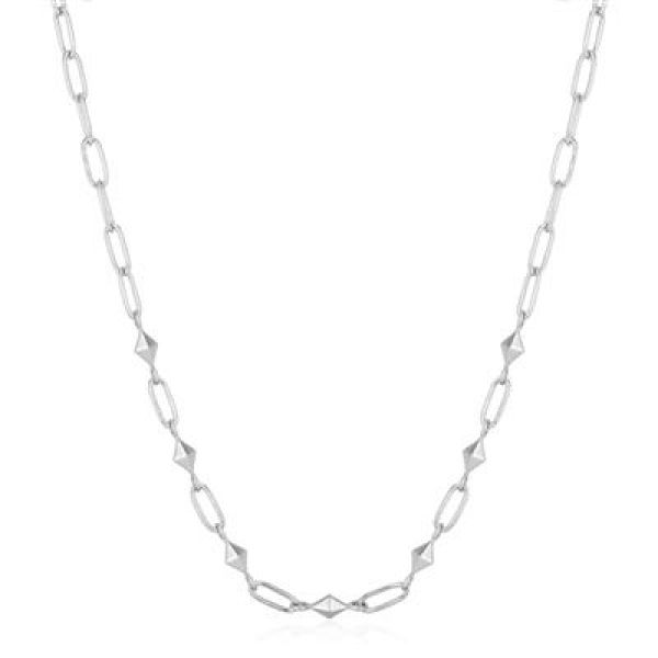 Spike Heavy Necklace - Silver 