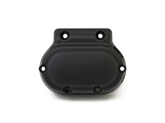 TRANSMISSION END COVER SMOOTH, CABLE CLUTCH. BLACK