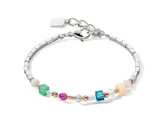 Brilliant Square Precious Bracelet Multicolour Vintage