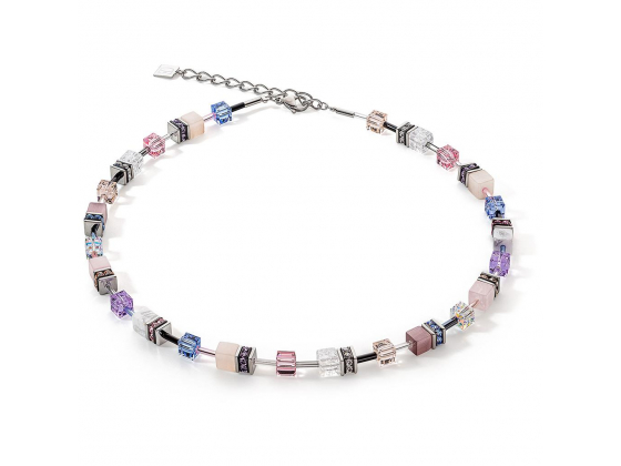 GEOCUBE Necklace Iconic Precious Lilac & Blue