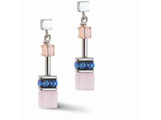GEOCUBE Earrings Iconic Precious Lilac & Blue