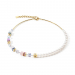 GEOCUBE Necklace Precious Fusion Pearls Multicolour Pastel