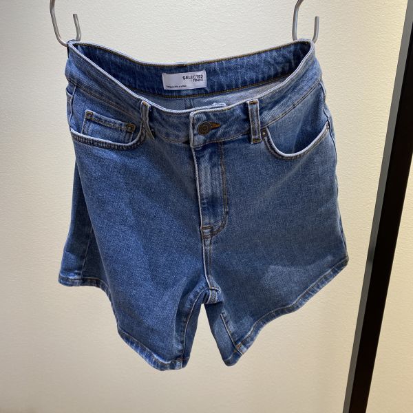 Sia Mid Blue Denim Shorts