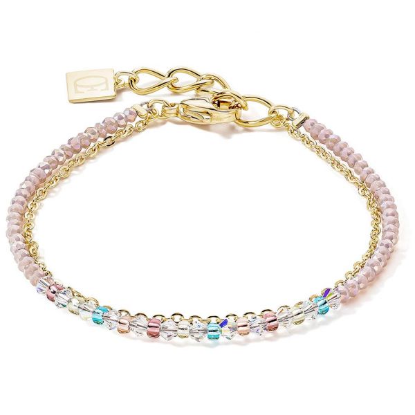Waterfall Delicate Bracelet Gold Multicolor Pastell Romantic