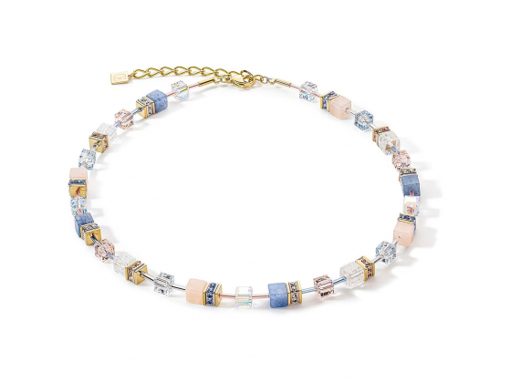 GEOCUBE Necklace Iconic Precious Light Blue