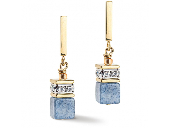 GEOCUBE Earrings Iconic Precious Light Blue