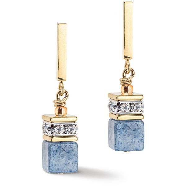 GEOCUBE Earrings Iconic Precious Light Blue