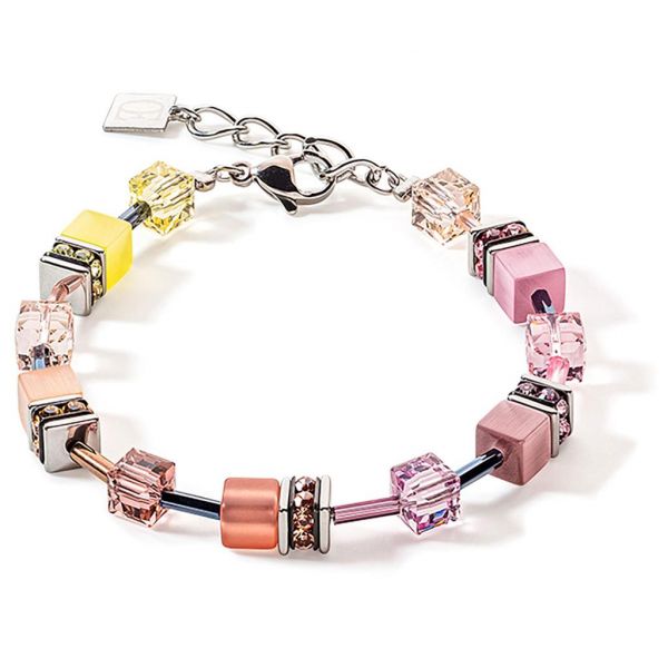 GEOCUBE Bracelet Iconic Multicolour Vintage Lilac & Yellow