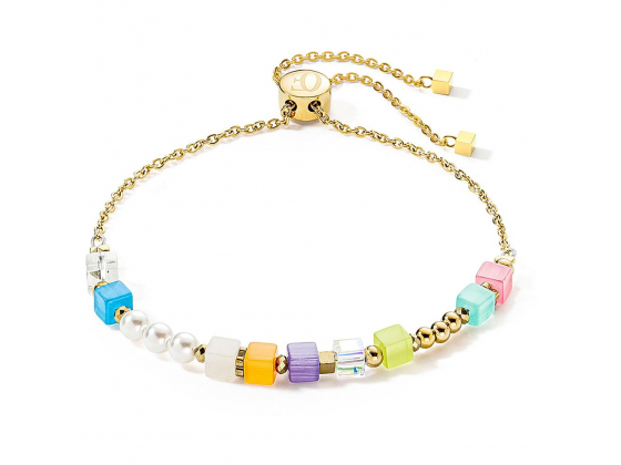 Summer Breeze & Slider Bracelet Gold Multicolour Spring
