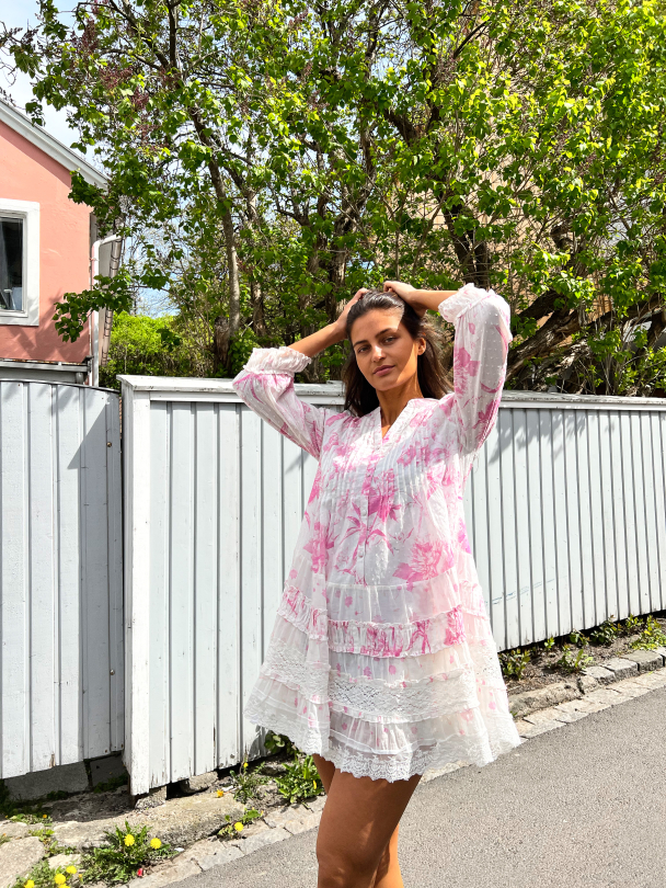 Seraphina Dress - Pink Garden  - Image 4