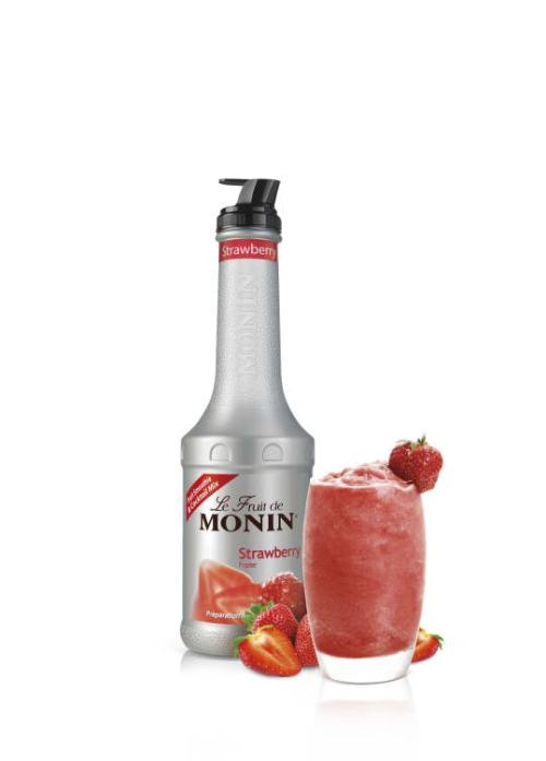 Monin  jordbærpuré, 0,5 liter