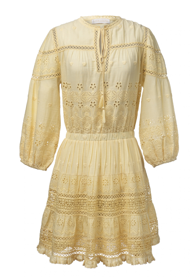 Delilah Dress - Lemon  - Image 2