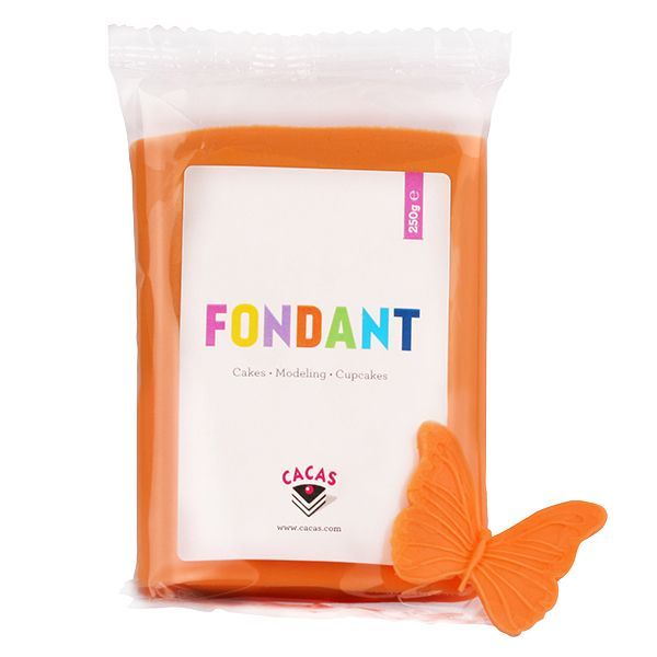 Fondant,  orange, 250 g