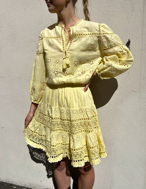 Delilah Dress - Lemon  - Image 1