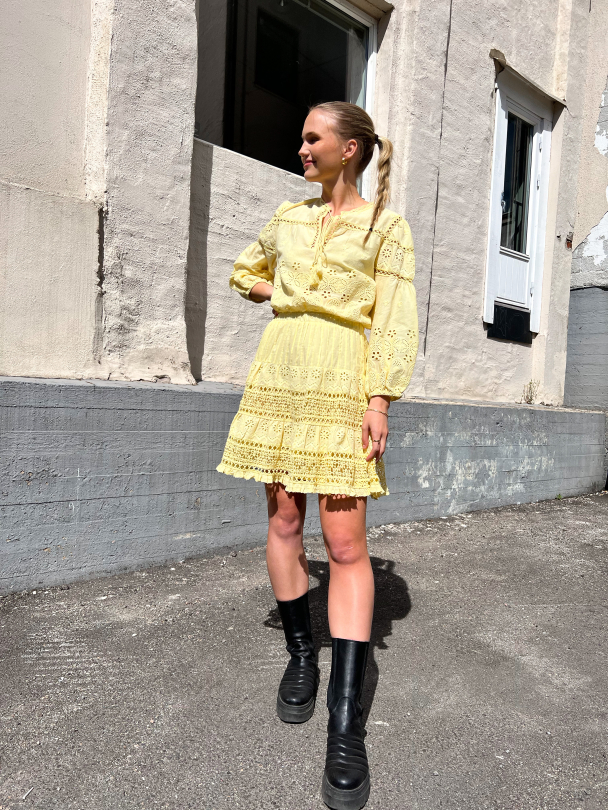 Delilah Dress - Lemon  - Image 4