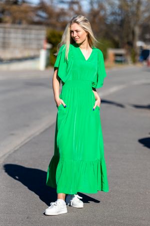 Samia Sun Smock Dress, Green