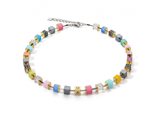Cube Story Statement Necklace Multicolor Spring