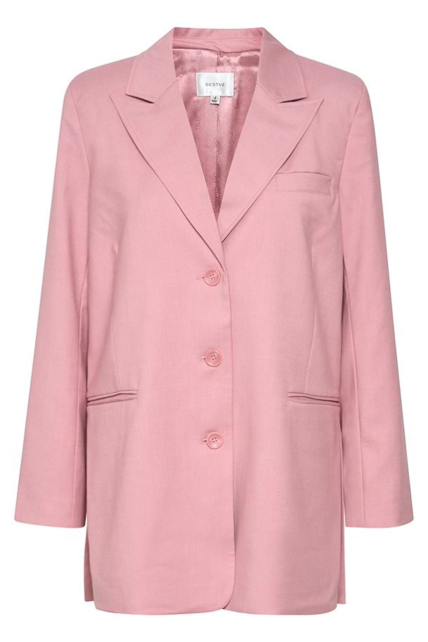 Collins Slit Blazer - Rose Melange  - Image 2