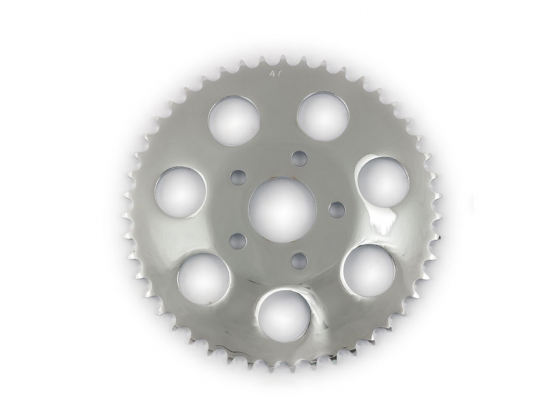 REAR SPROCKET, CHROME. 47T