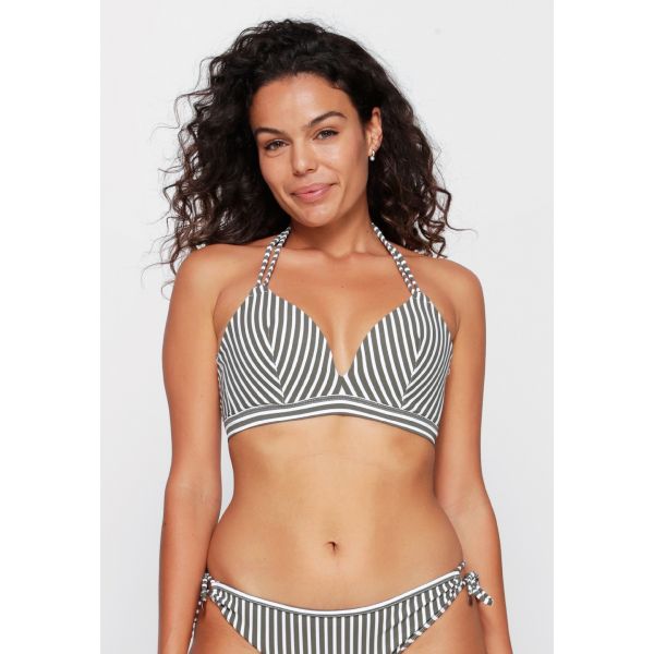 'Summer Stripes' bikini set, grønn