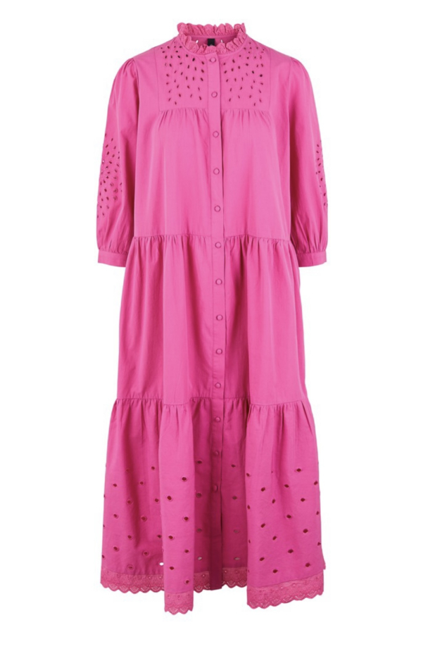 Violetta 3/4 Long Dress - Rose Violet  - Image 2