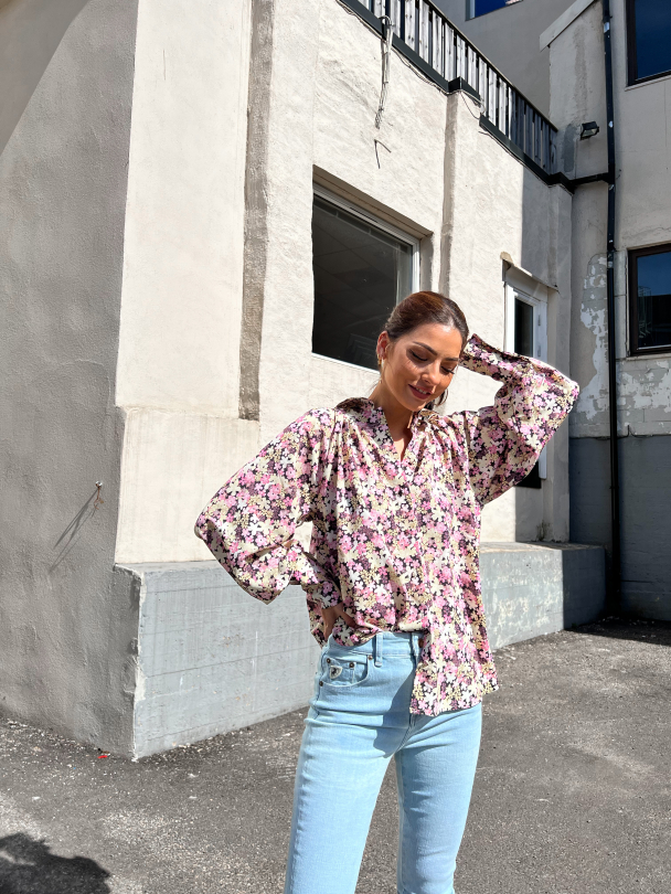 Gianna Shirt - Double Cream/Aop - Image 2