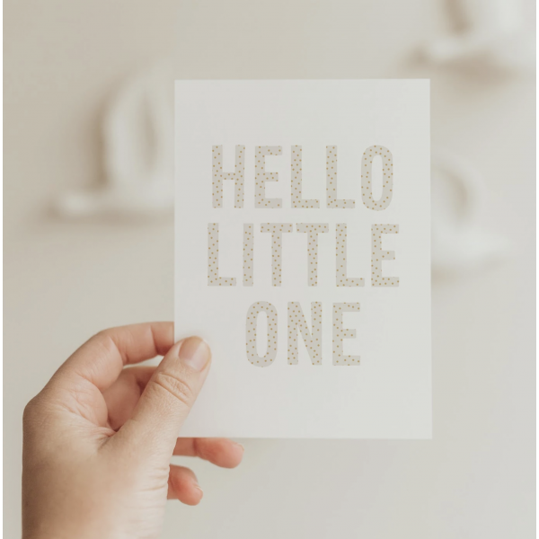 Postkort "Hello little one"