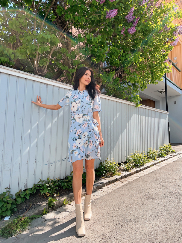 Poppy Dress - french blue - Image 3