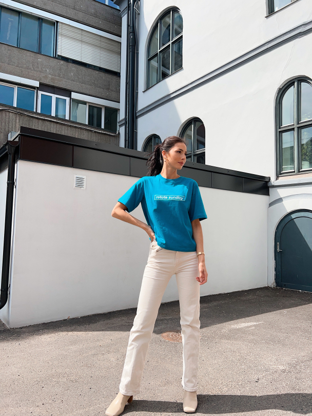 Aster T-Shirt - Tumultuous Sea - Image 4