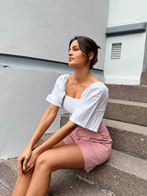 Josha Blouse - Bright White  - Image 4