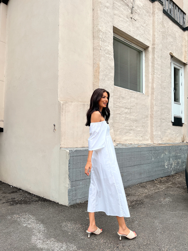 Josha Dress - Bright White  - Image 5