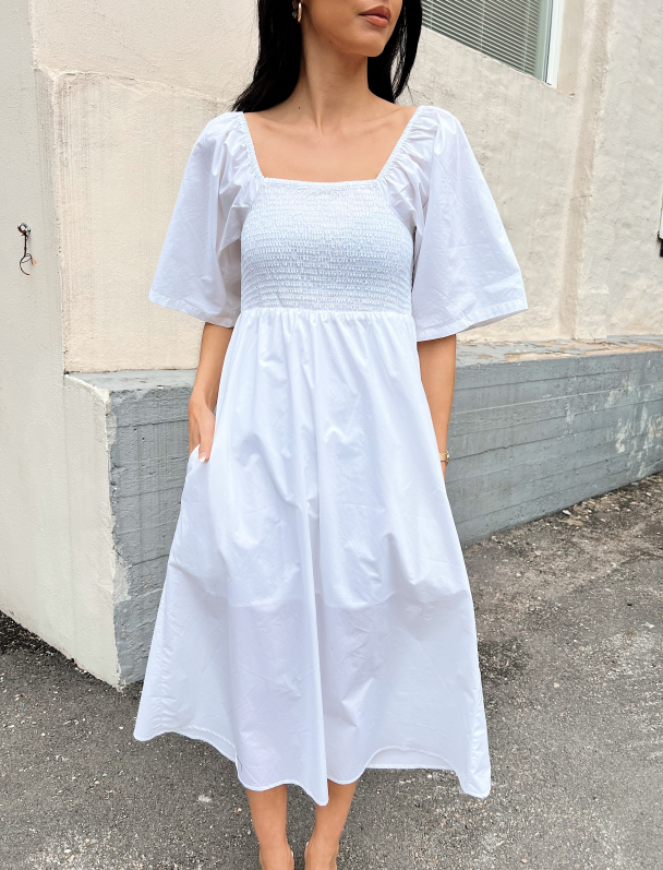 Josha Dress - Bright White  - Image 1