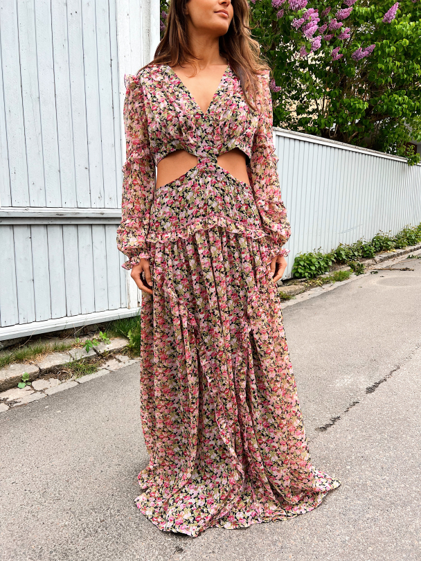 Kelly Maxi Dress - Midnight Flower  - Image 1