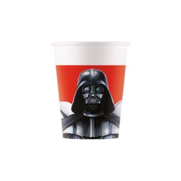 Pappbeger, STAR WARS, 8 stk, 200 ml