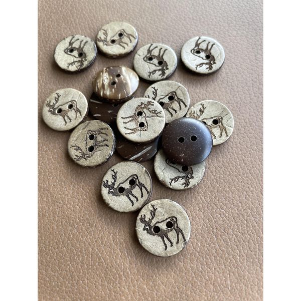 Kokos med reinsdyr - 18mm