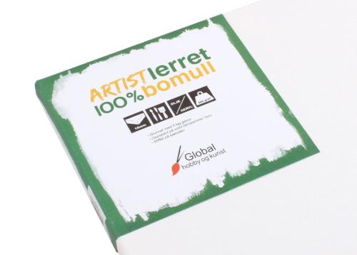 Artist bomullslerret 80x100 cm