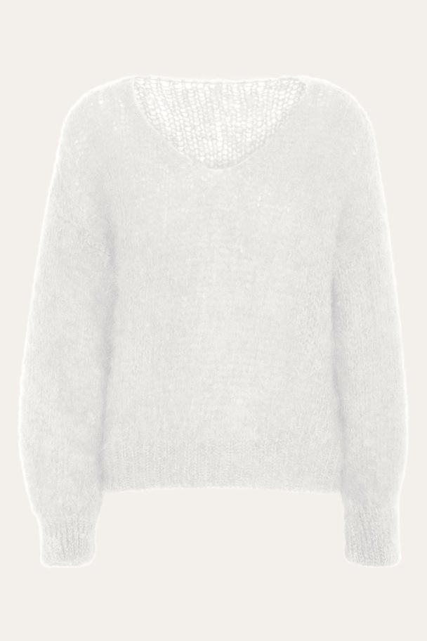 Milana Mohair Knit - White - Image 2