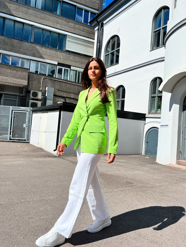 Malvina - Ida Blazer - Greenery - Image 6