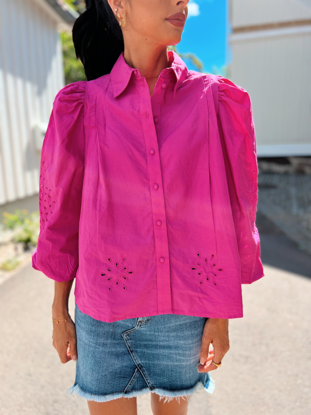 Violetta 3/4 Shirt - Rose Violet - Image 1