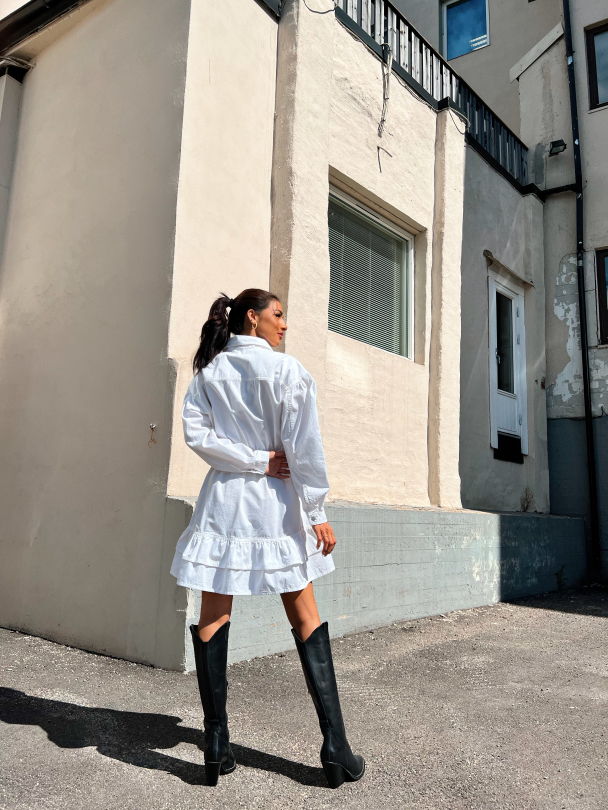 Troy Dress - White  - Image 5