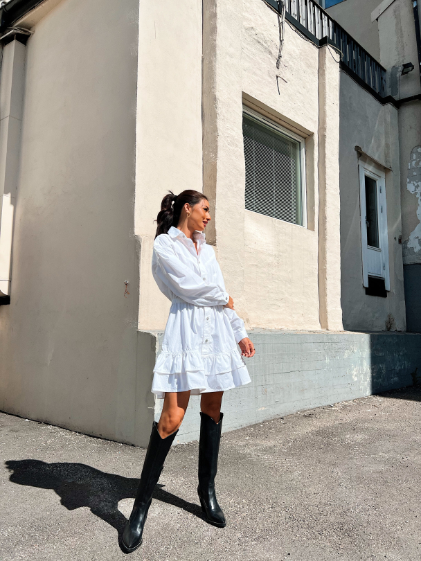 Troy Dress - White  - Image 6