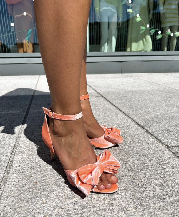 Marita Velvet - Mandarin Red - Image 5